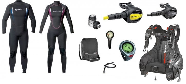 Mares Holiday Set mit Manta Overall Komplettset