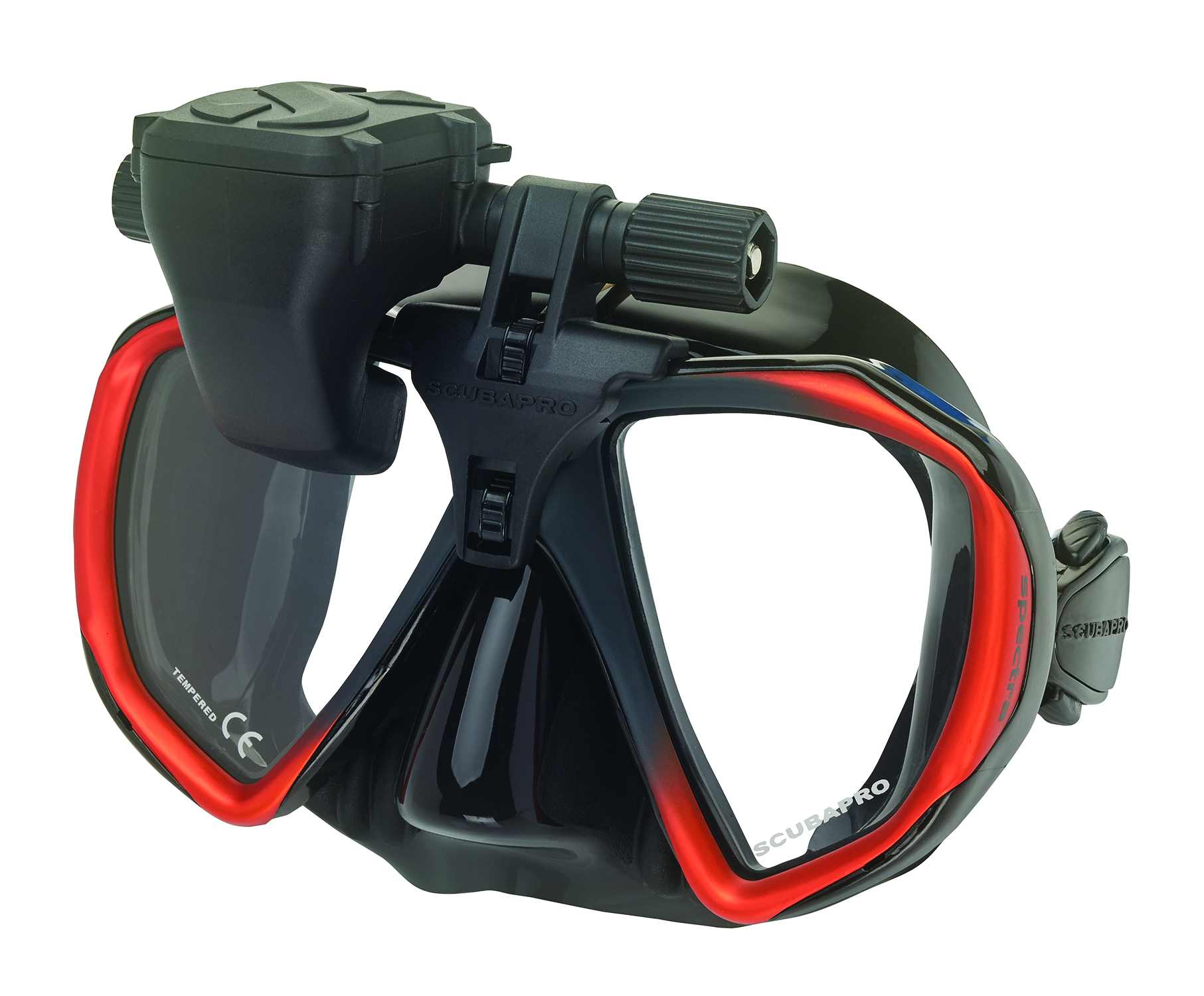 Scubapro_Galileo_HUD_Tauchcomputer_Spectra_Maske_seite Scubapro Tauchcomputer GALILEO HUD mit Sender